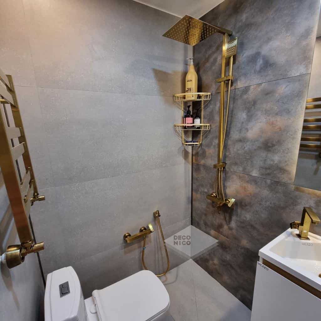 تصویر 2 از کاشی حمام فانتزی با اشکال هندسی متنوع